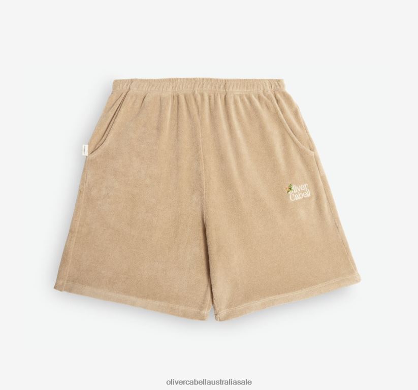 AU Oliver Cabell Men LA Capsule Terry Cloth Shorts Mojave 8PR6LR242 Clothes