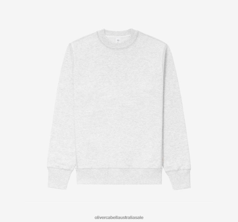 AU Oliver Cabell Men Crewneck Sweatshirt Grey Heather 8PR6LR255 Clothes