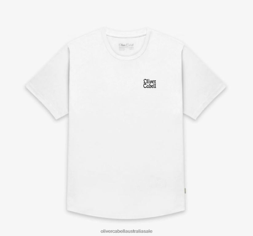 AU Oliver Cabell Men Grapevine Tee White 8PR6LR245 Clothes