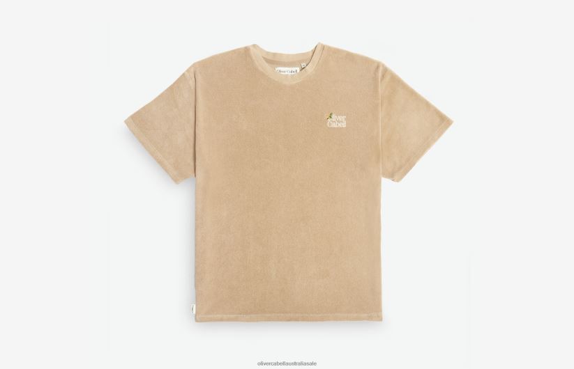 AU Oliver Cabell Men LA Capsule Terry Cloth T-Shirt Mojave 8PR6LR240 Clothes
