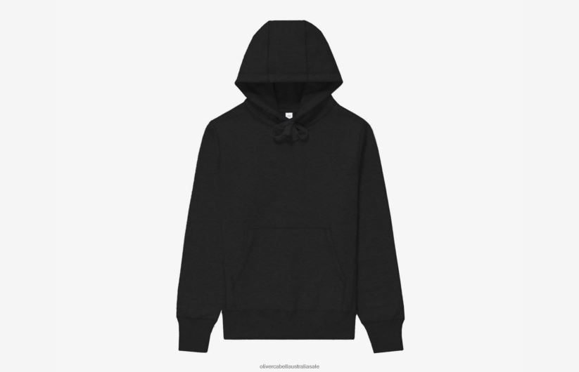 AU Oliver Cabell Men OC Core Hoodie Black 8PR6LR253 Clothes