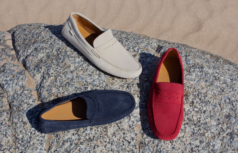 AU Oliver Cabell Men Driver 6 Navy 8PR6LR145 Footwear