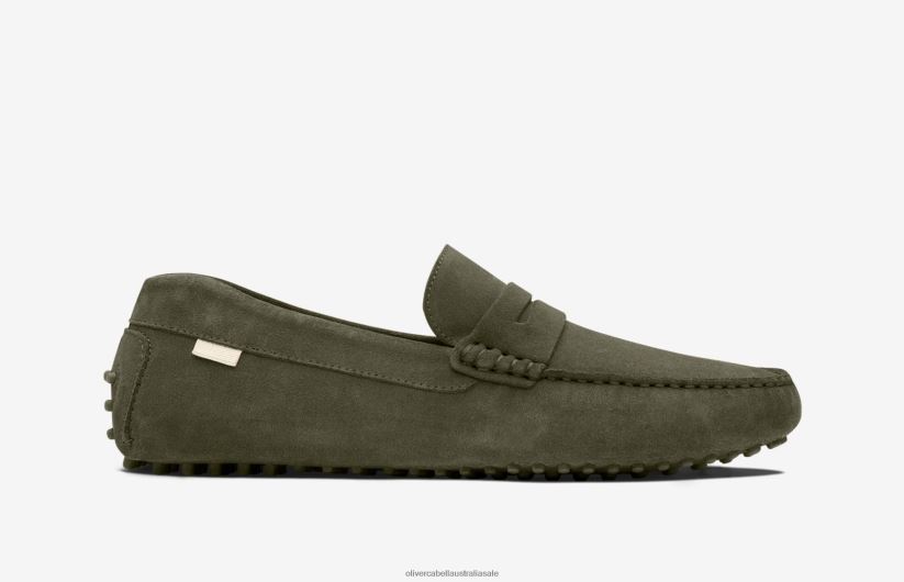 AU Oliver Cabell Men Driver 7 Olive 8PR6LR158 Footwear