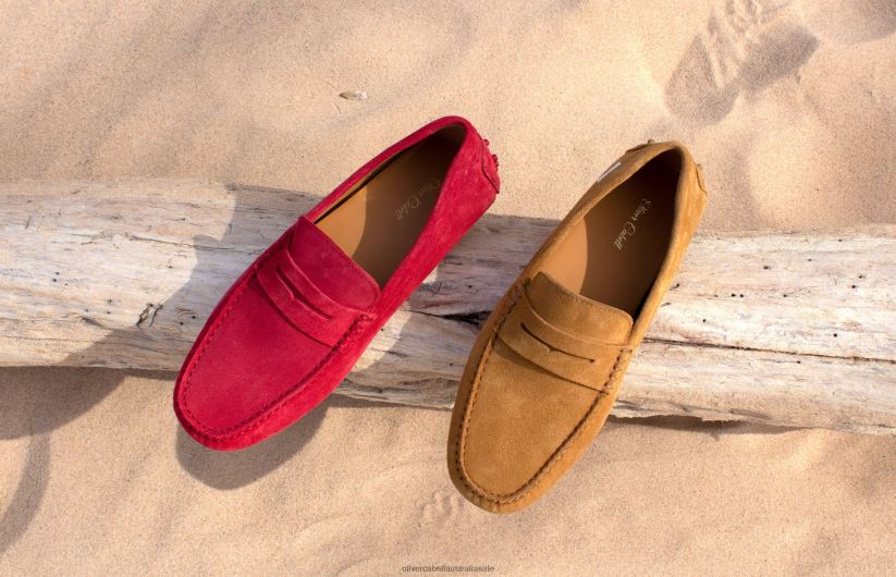 AU Oliver Cabell Men Driver 7 Red 8PR6LR165 Footwear