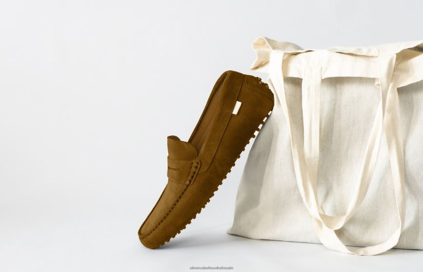 AU Oliver Cabell Men Driver 7 Rust 8PR6LR172 Footwear