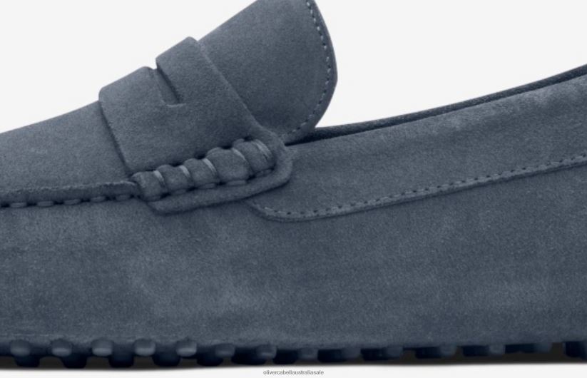 AU Oliver Cabell Men Driver 7 Steel Blue 8PR6LR177 Footwear