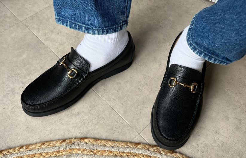 AU Oliver Cabell Men Penny Loafer Black HB 8PR6LR103 Footwear