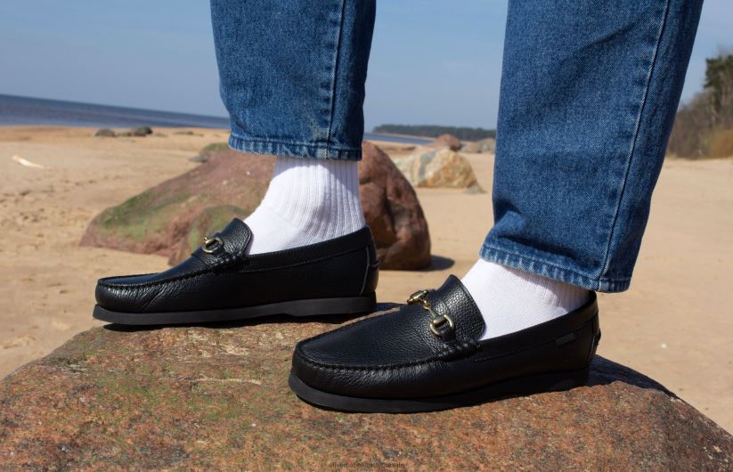 AU Oliver Cabell Men Penny Loafer Black HB 8PR6LR103 Footwear