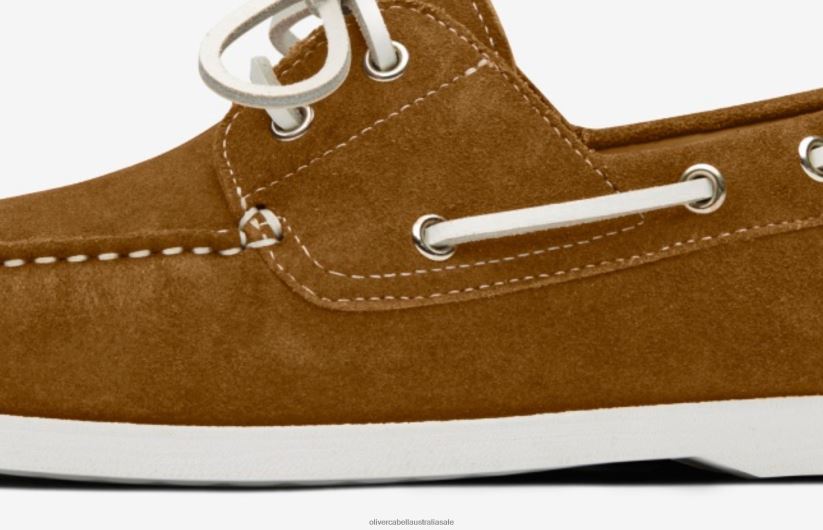 AU Oliver Cabell Men Boat Chestnut 8PR6LR189 Footwear
