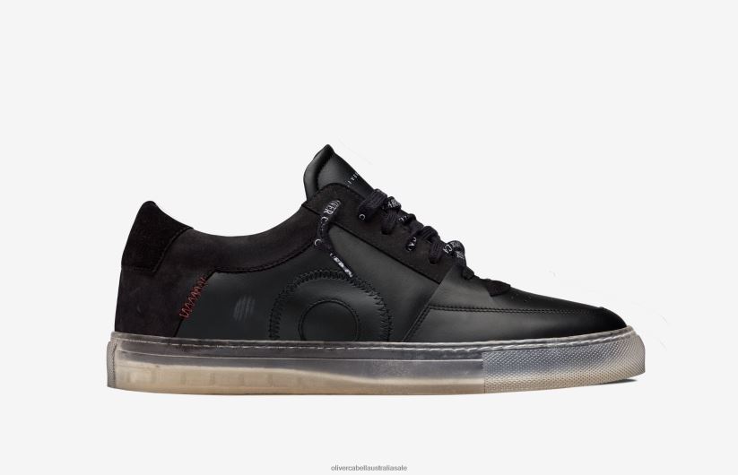 AU Oliver Cabell Men Court Black Ghost 8PR6LR110 Footwear