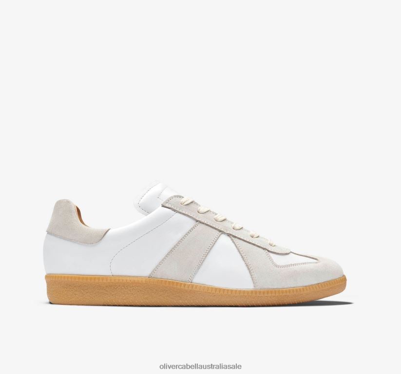 AU Oliver Cabell Men GAT White 8PR6LR22 Footwear