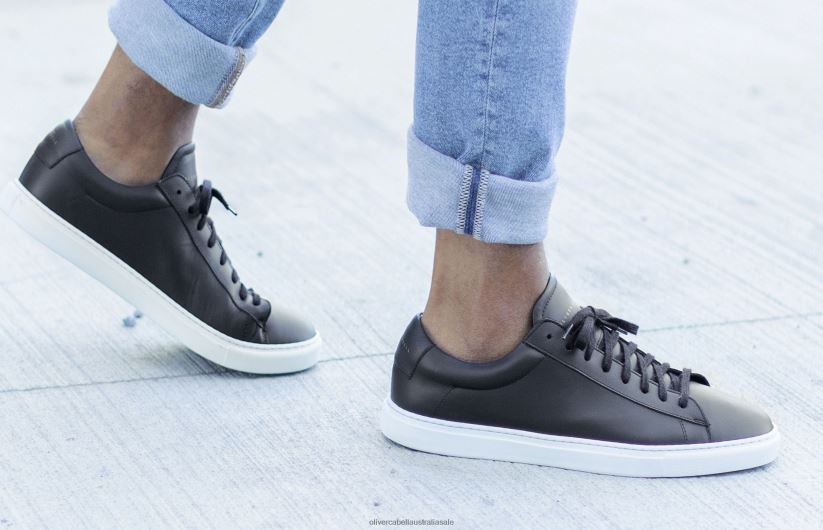 AU Oliver Cabell Men Low 1 14 Black 8PR6LR4 Footwear