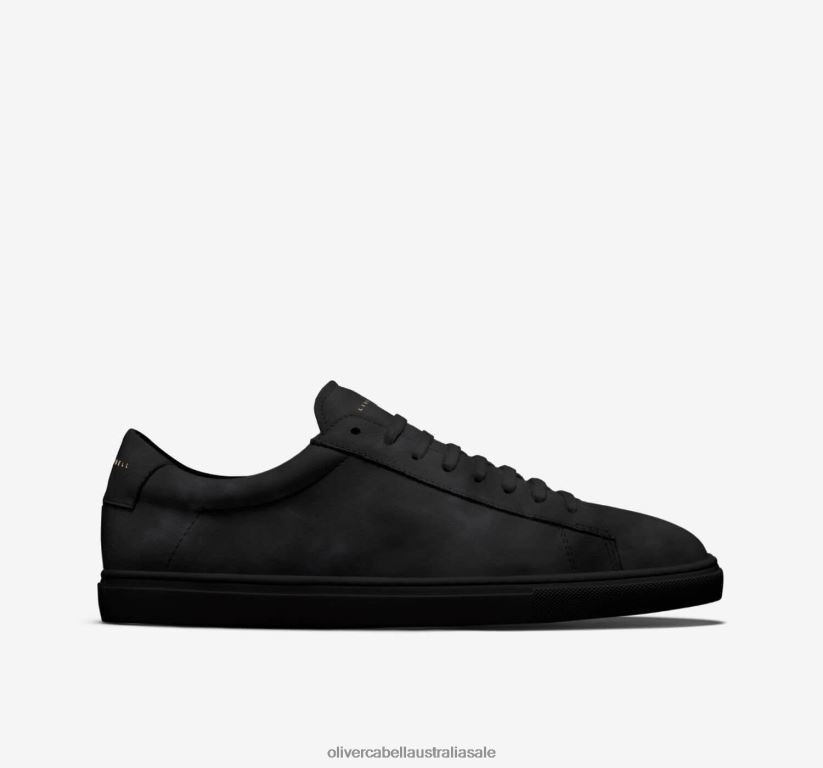AU Oliver Cabell Men Low 1 3 Black Nubuck 8PR6LR48 Footwear