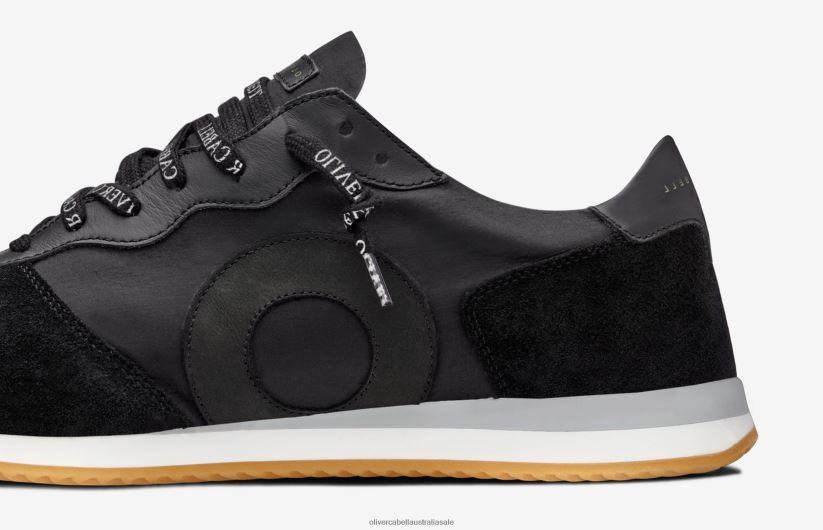 AU Oliver Cabell Men Runner Black Ghost 8PR6LR105 Footwear