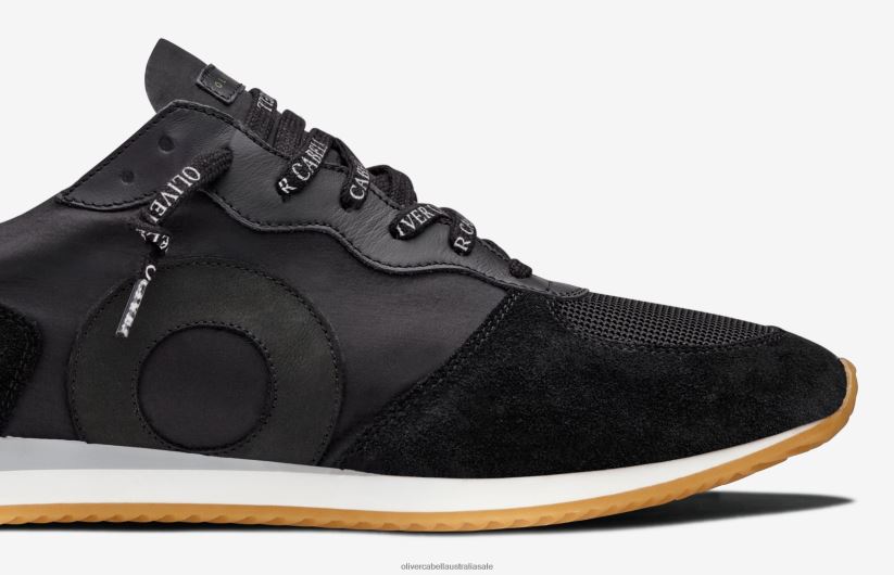 AU Oliver Cabell Men Runner Black Ghost 8PR6LR105 Footwear