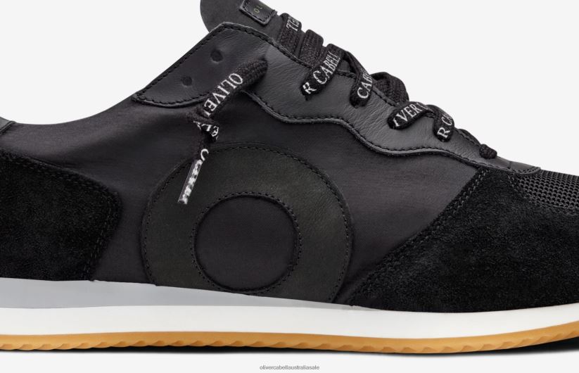 AU Oliver Cabell Men Runner Black Ghost 8PR6LR105 Footwear