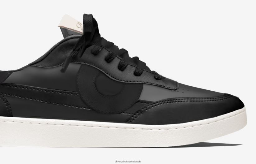 AU Oliver Cabell Men Vegan 581 Noir 8PR6LR132 Footwear