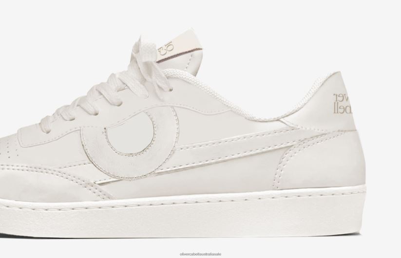 AU Oliver Cabell Men Vegan 581 White 8PR6LR143 Footwear