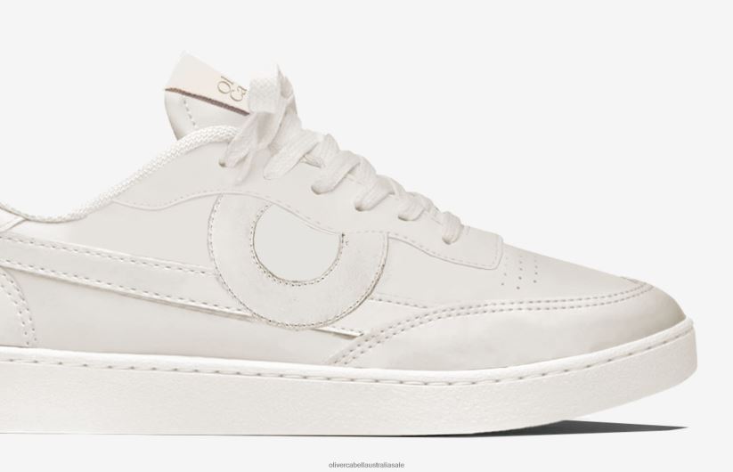 AU Oliver Cabell Men Vegan 581 White 8PR6LR143 Footwear