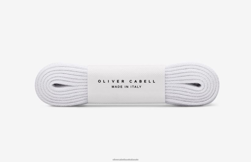 AU Oliver Cabell Unisex Cotton Laces White 8PR6LR276 Accessories