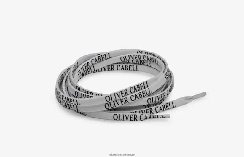 AU Oliver Cabell Unisex Logo Laces Grey 8PR6LR281 Accessories