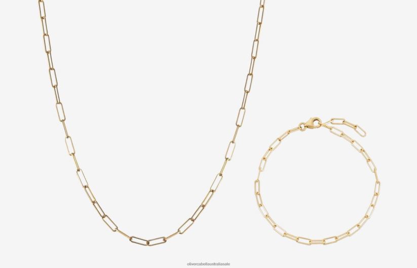 AU Oliver Cabell Women Link Set Gold 8PR6LR449 Accessories