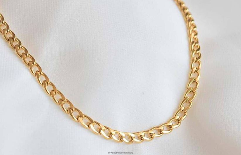 AU Oliver Cabell Women Chain Choker Gold 8PR6LR443 Accessories