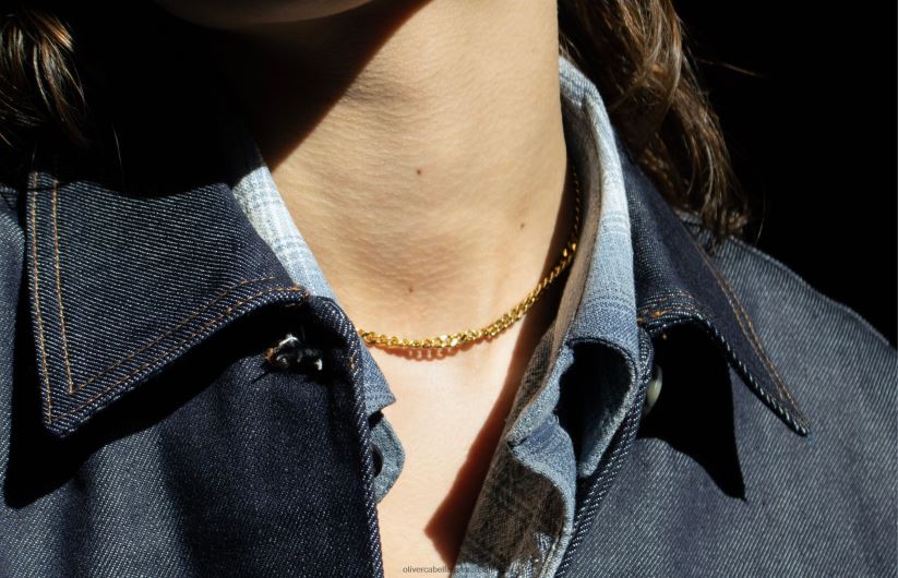 AU Oliver Cabell Women Chain Choker Gold 8PR6LR443 Accessories