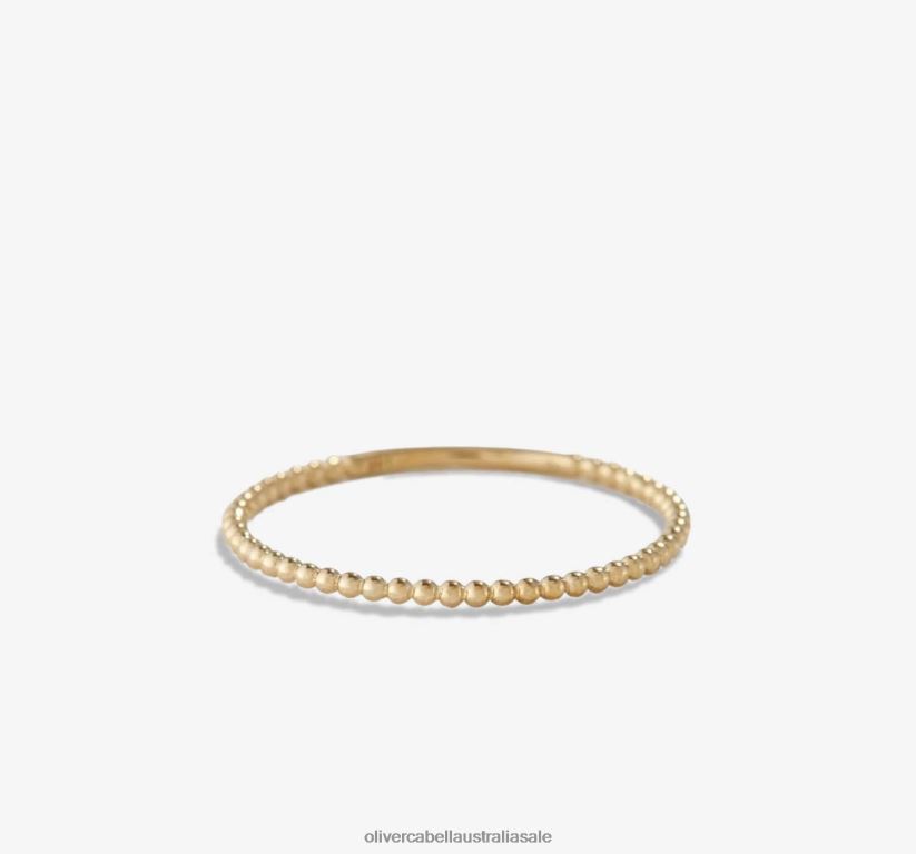AU Oliver Cabell Women Bead Ring Gold 8PR6LR436 Accessories