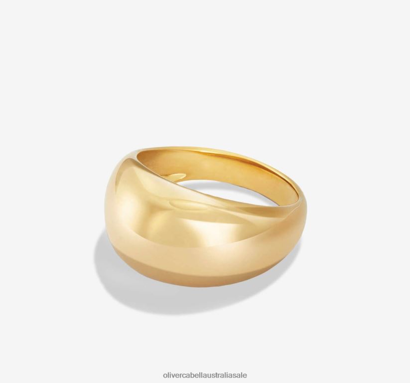 AU Oliver Cabell Women Dome Ring Gold 8PR6LR438 Accessories