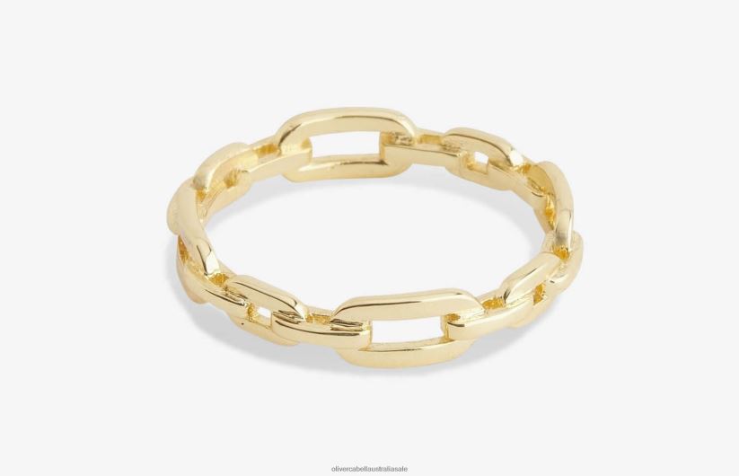 AU Oliver Cabell Women Link Ring Gold 8PR6LR425 Accessories