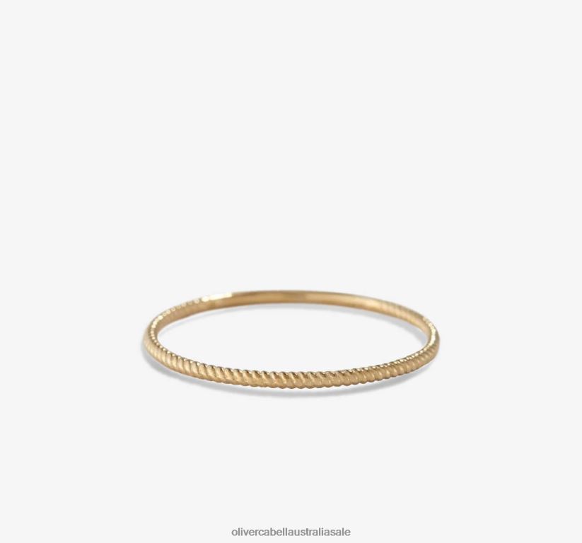 AU Oliver Cabell Women Twist Ring Gold 8PR6LR435 Accessories