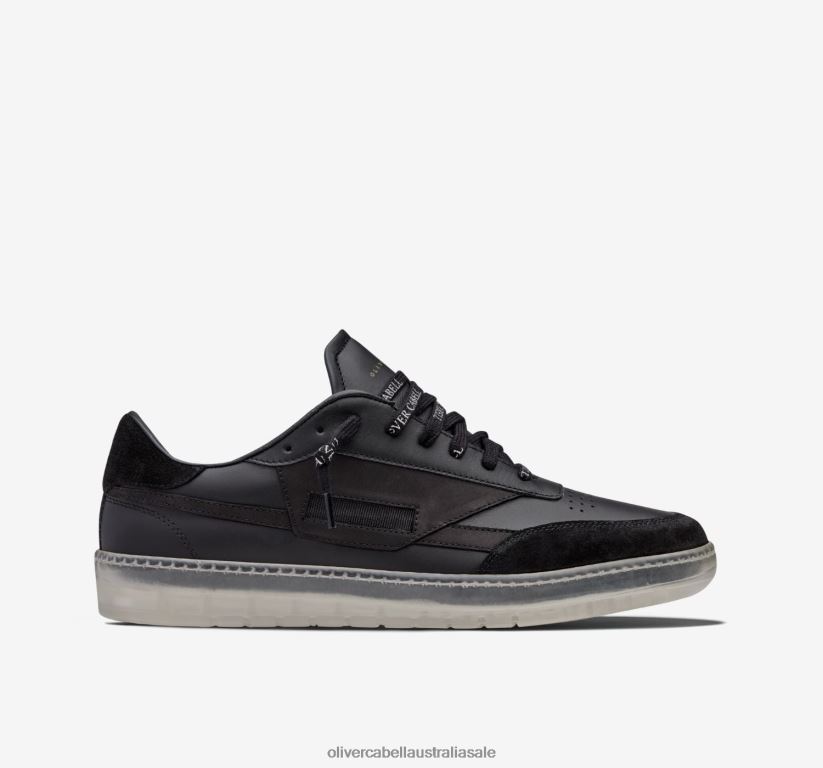 AU Oliver Cabell Women Flat Shoes 481 Black Ghost 8PR6LR353 Footwear